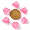 Frosted Acrylic Bead Caps MACR-S371-10A-704-4