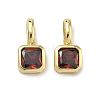 Brass Micro Pave Cubic Zirconia Charms KK-G555-21G-07-1