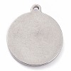304 Stainless Steel Pendants X-STAS-O140-02P-A-2