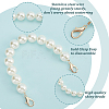 6Pcs 6 Style Resin Imitation Pearl Beaded Chain Purse Strap Extenders FIND-PH0009-60-4