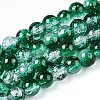 Baking Paint Crackle Glass Bead Strands CCG-S001-6mm-19-1