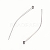 Tarnish Resistant 304 Stainless Steel Ball Head Pins STAS-O105-04-0.6x40mm-2