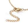 304 Stainless Steel Chain Necklaces NJEW-G335-31G-4