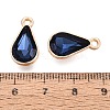Faceted Glass Rhinestone Pendants FIND-G049-01G-08-3
