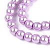 Baking Paint Pearlized Glass Pearl Round Bead Strands HY-Q003-6mm-81-3
