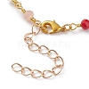 Faceted Glass Beaded Bracelet & Necklace Jewelry Sets SJEW-JS01160-8