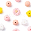 5 Styles Food Grade Eco-Friendly Silicone Beads SIL-FS0001-23-3