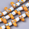 Handmade Lampwork Beads Strands LAMP-R142-04G-1