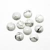 Natural Howlite Cabochons G-R416-14mm-29-1