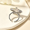 Brass Cuff Rings for Women RJEW-Q008-07C-P-5