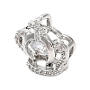 Brass Micro Pave Cubic Zirconia Pendants KK-L229-029P-2