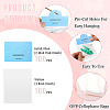 100Pcs Rectangle Clear Polypropylene Cellophane Bags CDIS-TA0001-36B-5