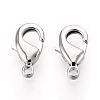 Brass Lobster Claw Clasps KK-YW0004-01A-P-1