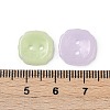 2-Hole Glass Buttons PORC-R010-04-3