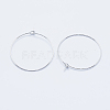 Long-Lasting Plated Brass Hoop Earrings Findings X-KK-K204-179P-NF-2