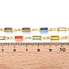 Brass Rectangle Link Chains CHC-N023-03E-G-3