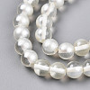 Baking Paint Transparent Glass Beads X1-DGLA-N011-8mm-01-3