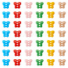 80Pcs 2-Hole Porcelain Buttons PORC-PJ0001-02D-3