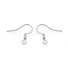 Brass Earring Hooks KK-H102-01P-2
