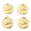 Ion Plating(IP) 201 Stainless Steel Pendants STAS-N098-267LG-2