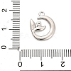 Brass Micro Pave Cubic Zirconia Pendants ZIRC-F143-04P-3