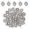 50Pcs Tibetan Style Alloy Pendants TIBEP-UN0001-18-1