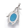 Natural Agate Pendants G-L512-A03-3