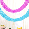 Clover Paper Pull Flowers AJEW-NB0001-29-6