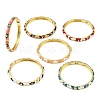 Brass Alloy Hinged Bangles for Women BJEW-K290-01B-G-2