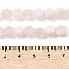 Frosted Crackle Glass Beads Strands GLAA-U001-6mm-M12-4