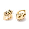 Rack Plating Brass Micro Pave Cubic Zirconia Beads KK-D073-02G-02-NR-2