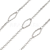 Tarnish Resistant Handmade 304 Stainless Steel Rhombus Link Chains CHS-G025-02P-1