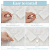 12Pcs 2 Styles Brass Cufflinks KK-ME0003-91KCG-3