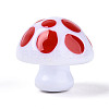 2Pcs Opaque Acrylic Enamel Beads MACR-N018-15A-1