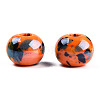 Handmade Porcelain European Beads X-OPDL-Q099-8-2