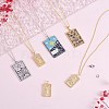 DIY Jewelry Tarot Pendant Necklace Making Kits DIY-SZ0009-78-4