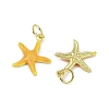 Brass Enamel Pendants KK-I358-001G-A-3