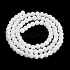 Electroplate Opaque Glass Beads Strands EGLA-A035-P6mm-A01-2