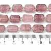 Natural Strawberry Quartz Beads Strands G-C098-A13-01-5