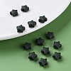 Spray Painted Acrylic Beads MACR-S373-45-O-7