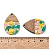 Resin and Walnut Pendants FIND-R051-15F-3