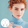 60Pcs 2 Colors Long-Lasting Plated Brass Hoop Earrings Findings KK-AN0001-01-5