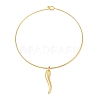 Pepper Brass Necklace BJEW-Q350-06G-1