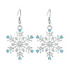 Snowflake Alloy Dangle Earrings FS-WGD9918-04-1