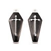 Spray Painted Alloy Pendants X-PALLOY-K003-12B-1