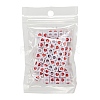 Opaque White Acrylic European Beads OPDL-FS0001-02A-7