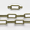 Unwelded Iron Paperclip Chains CH-S125-09B-AB-1