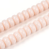 Opaque Spray Painted Glass Beads GLAA-ZX008-8mm-18H-1
