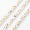 304 Stainless Steel Mariner Link Chains Necklaces NJEW-F240-14GP-2