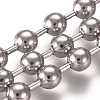 Tarnish Resistant 304 Stainless Steel Ball Chains CHS-E021-13I-P-2